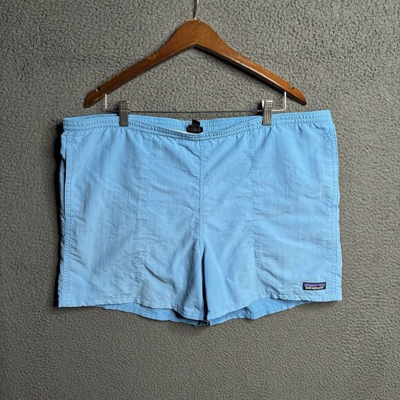 Patagonia Swim Trunks Mens Size Large Blue Pockets Mesh Lined - Picture 1 of 16